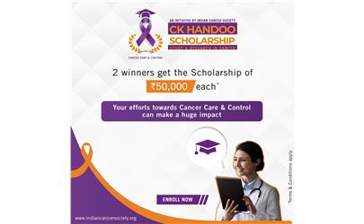 Launched C. K Handoo Scholarship for research in Cancer.